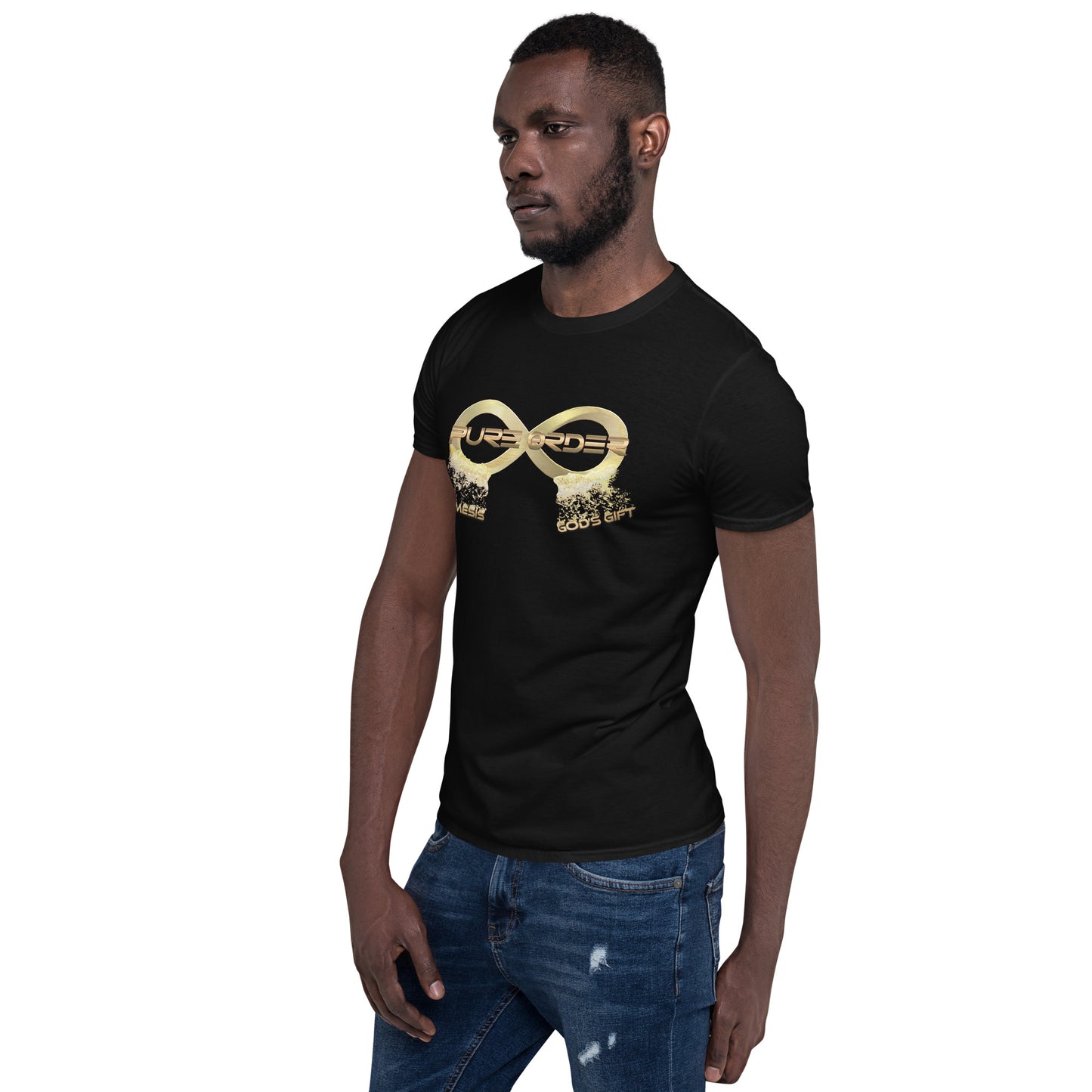 Short-Sleeve Unisex PURE ORDER T-Shirt with Print on back