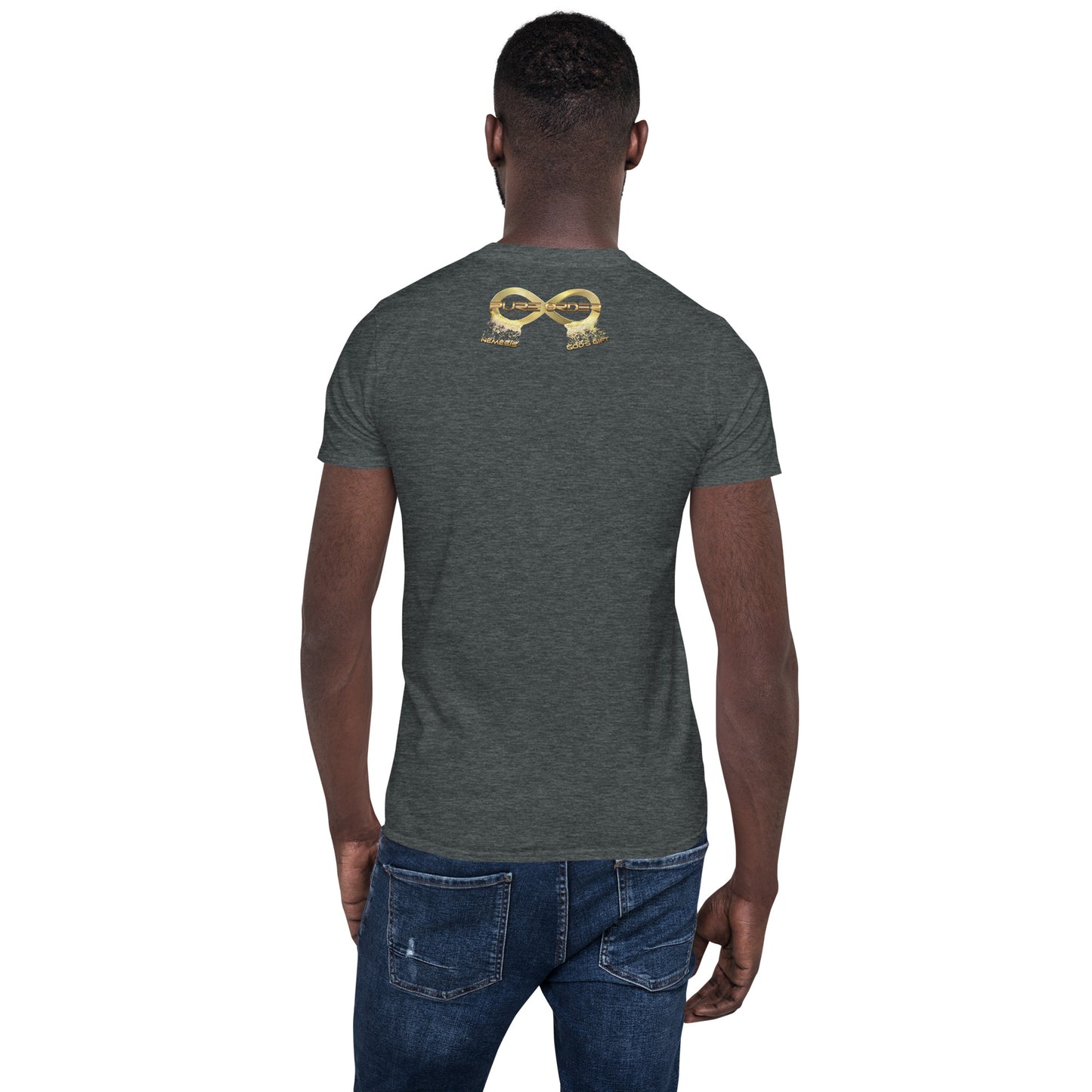 Short-Sleeve Unisex PURE ORDER T-Shirt with Print on back