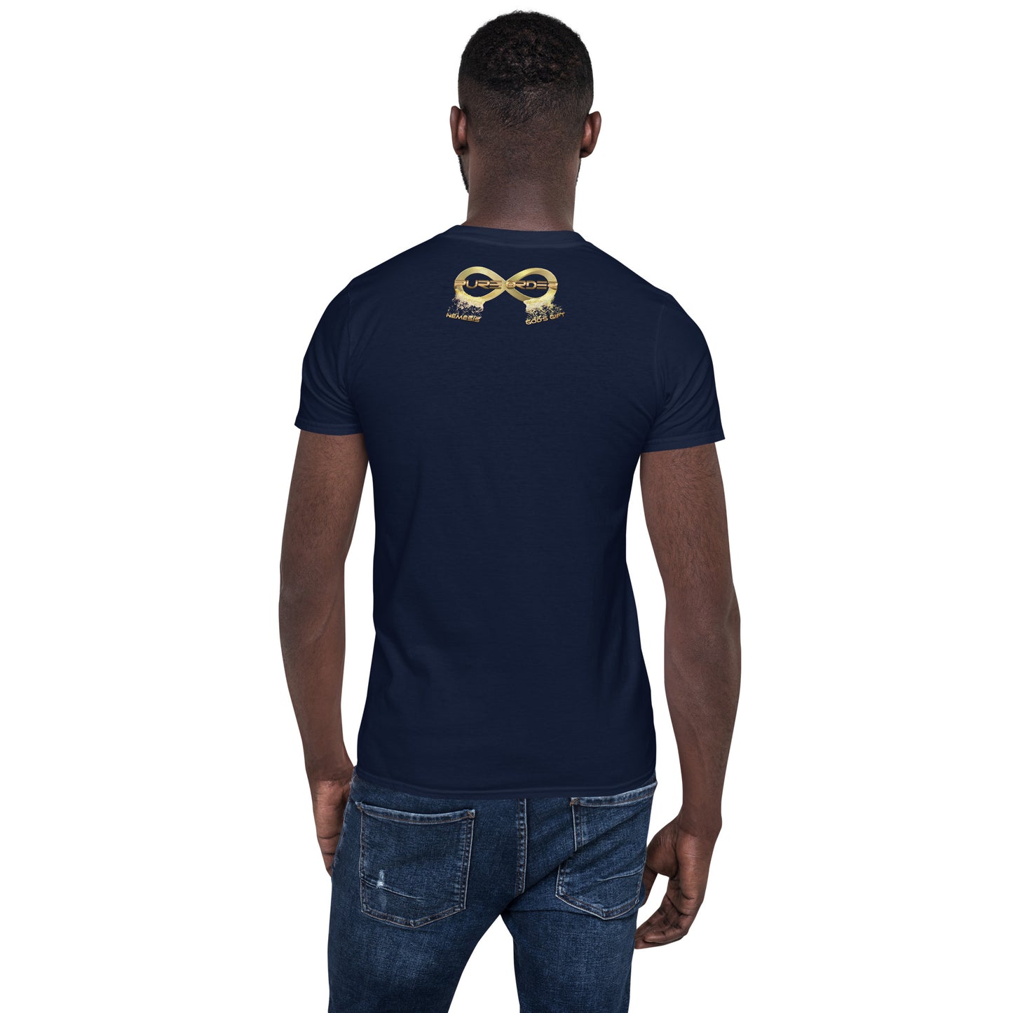 Short-Sleeve Unisex PURE ORDER T-Shirt with Print on back