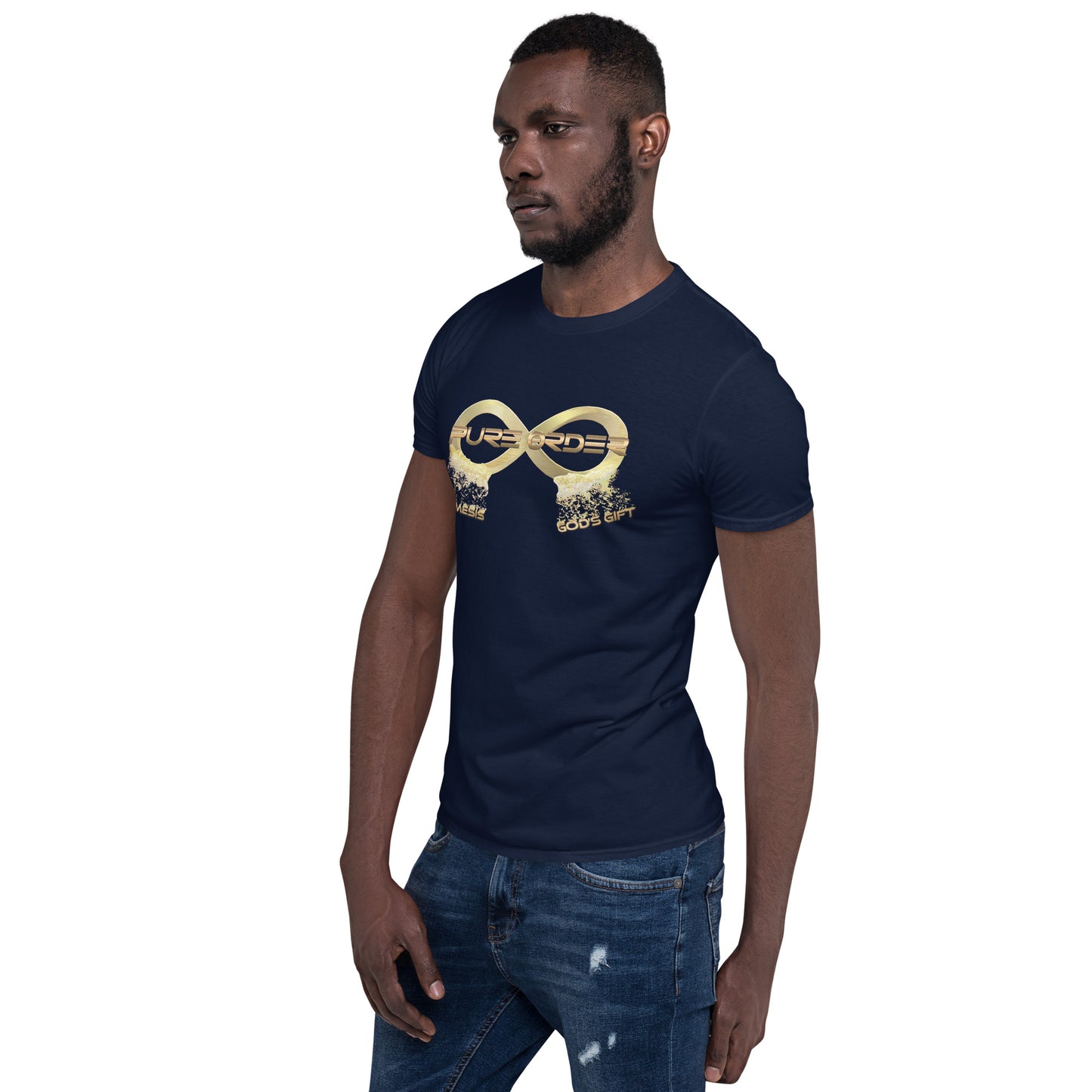 Short-Sleeve Unisex PURE ORDER T-Shirt with Print on back